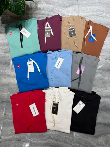 Buzos Lisos Canguro de Algodón Frizado, Unisex