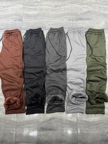 Pantalón Jersey con Piel, para Hombre.