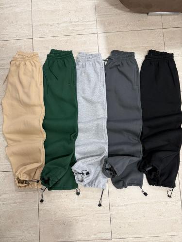 Baggy Regulable Liso para Hombre,  de Algodón Frizado Premium
