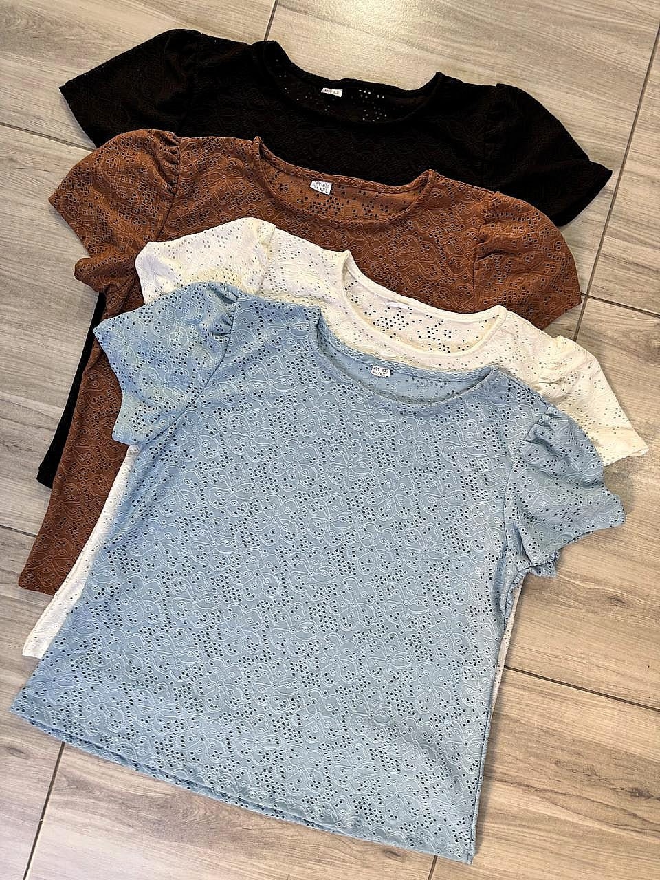 Remera Manga Princesa Broderi - Imagen 1
