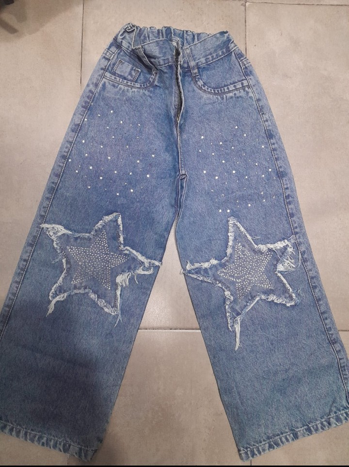 Jeans con Estrella y Brillo - Imagen 1