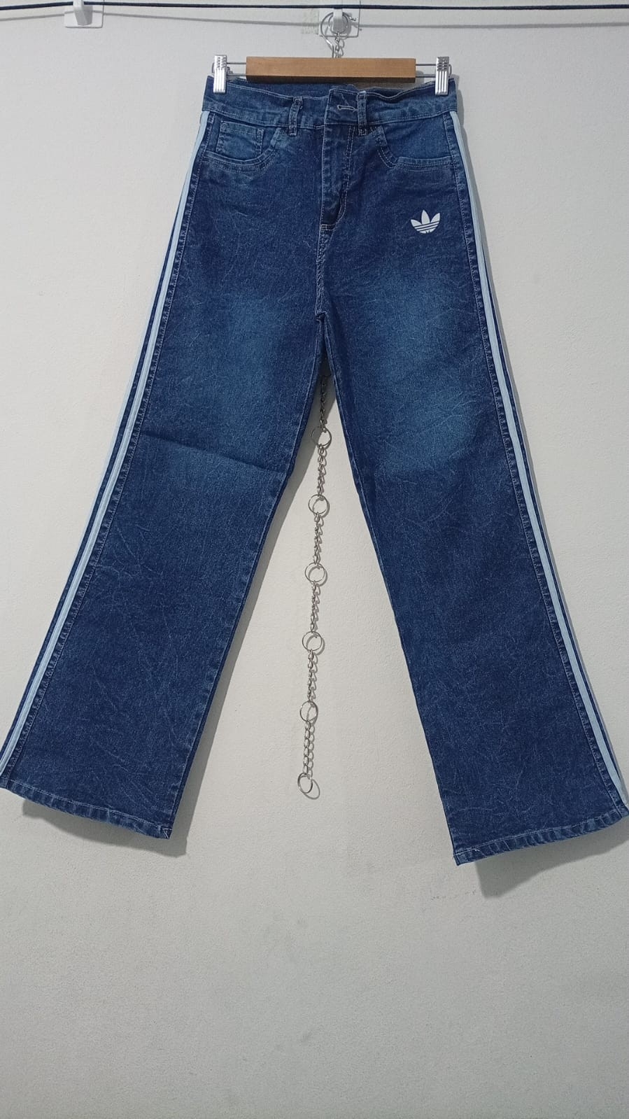 Jeans Elastizado Adis Wide Leg Liquidación - Imagen 3