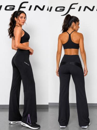 Calza Recta con Tajito Lycra Sport