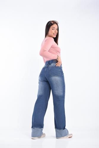 Wide Leg Dobladillo Az - Miniatura 4