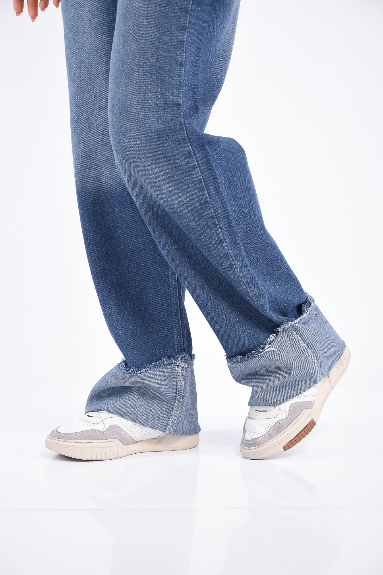Wide Leg Dobladillo Az - Imagen 6