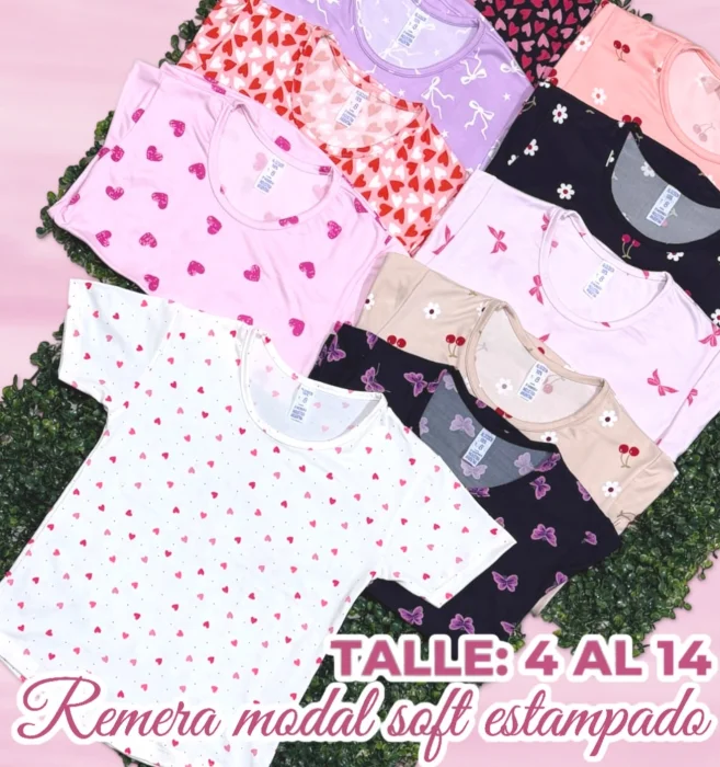 Remera Modal Soft Nena
