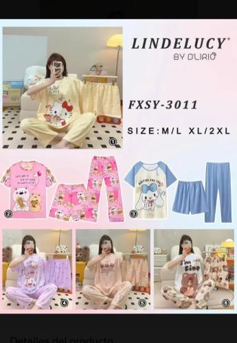 Pijamas 3 Piezas