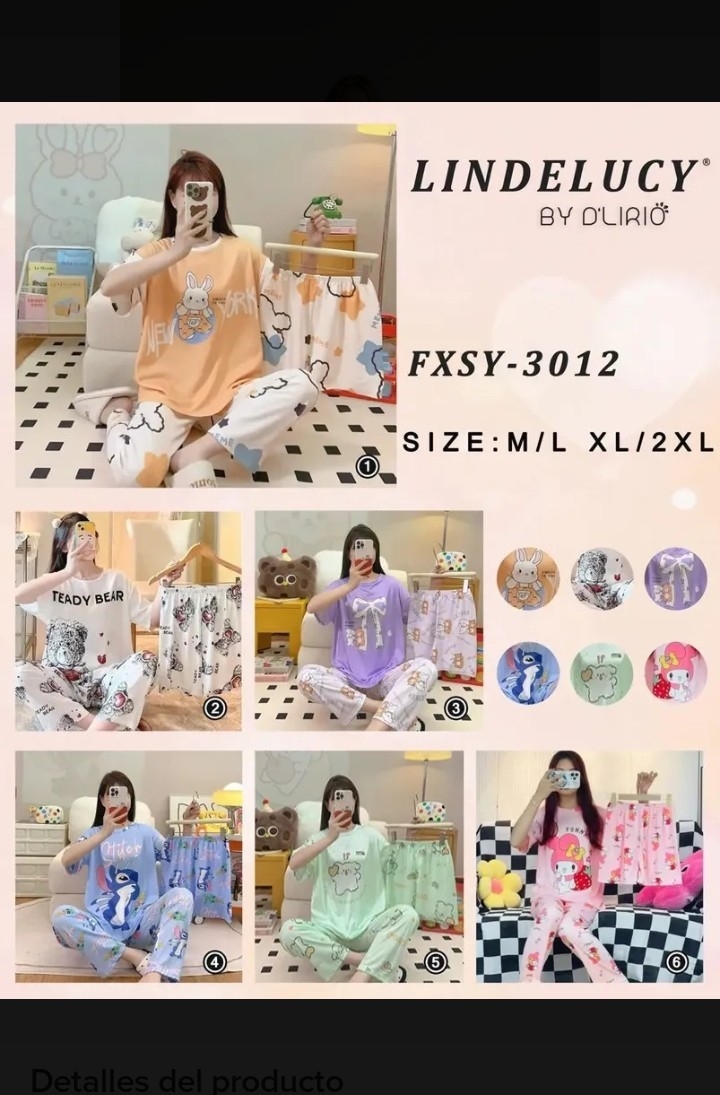 Pijamas 3 Piezas - Imagen 2