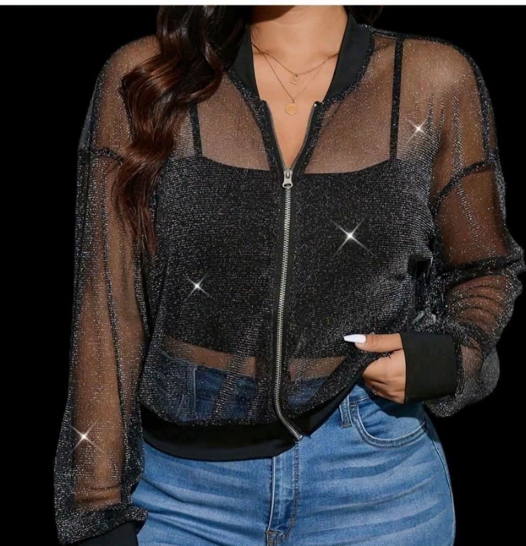 Campera Tul y  Brillo - Imagen 3