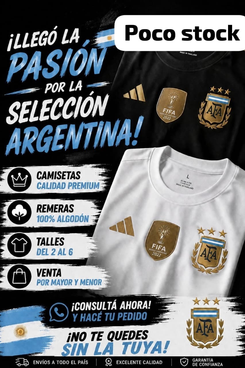 Remeras Argentina - Imagen 1