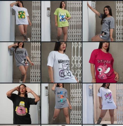 Remeromes Remeras Oversise Estampados Aniamados