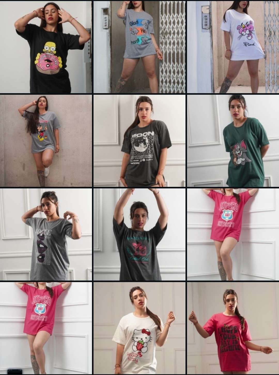 Remeromes Remeras Oversise Estampados Aniamados - Imagen 2