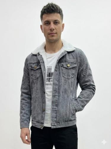 Campera Jeans con Corderito