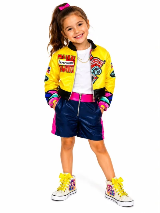 Conjunto Rumi (chaqueta+ Remera + Short,)
