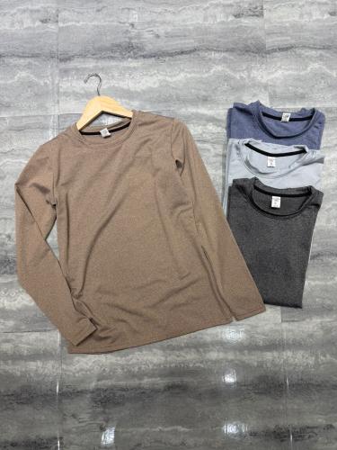 Camiseta Jaspeado Térmico, con Frisa por Dentro Calidad Premium
