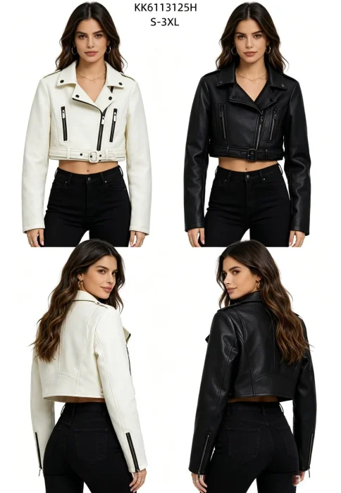 Chaqueta de Cuero para Mujer
