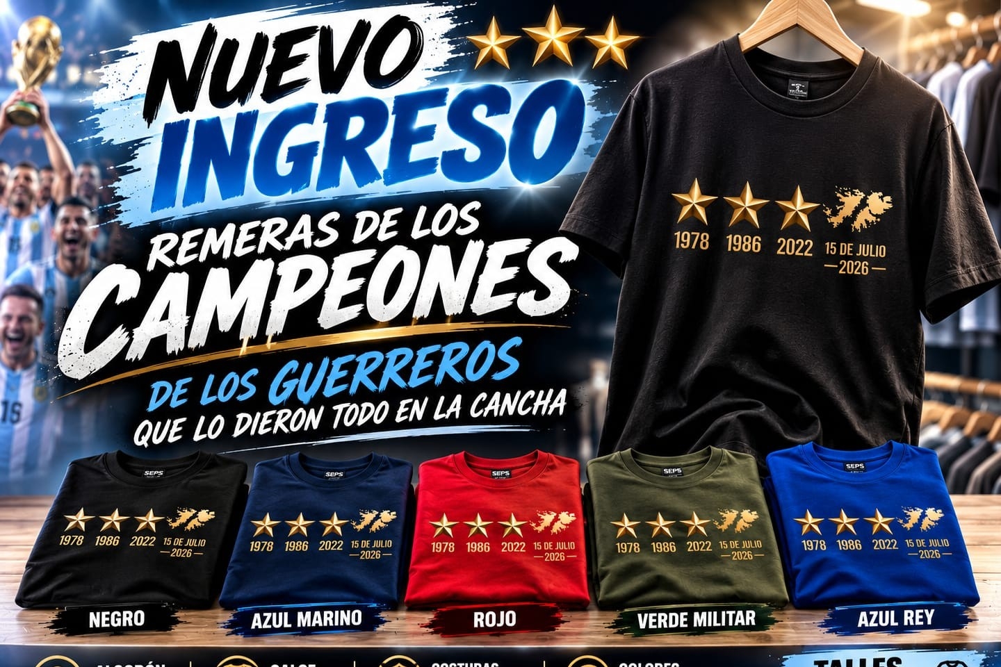Manga Corta de Campeones - Imagen 2