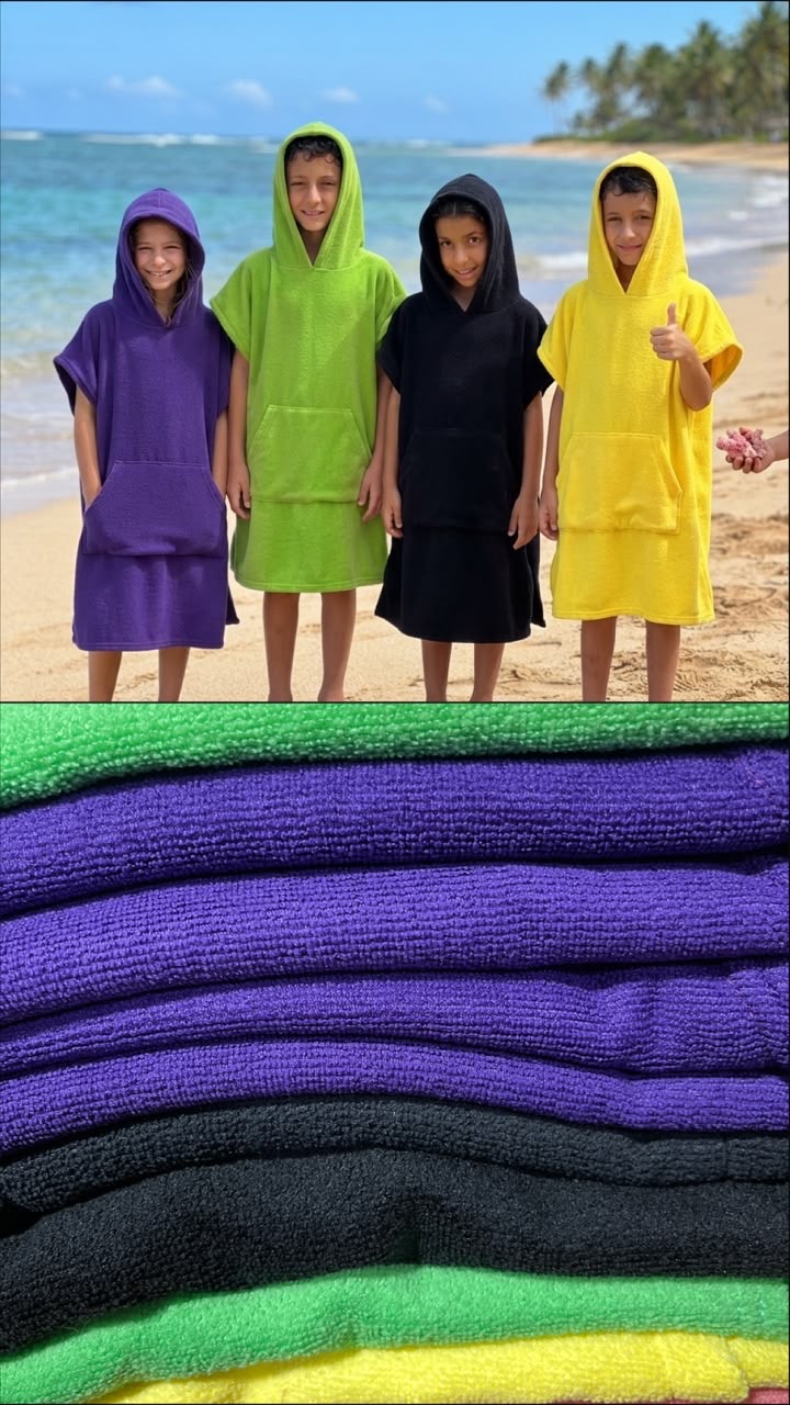 Poncho Cambiador de Toalla Muy Lindas Ideal para Playa Piscina!! - e4541456-118e-4a32-adc0-49d3a04d206a.jpeg