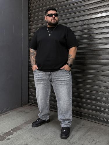 Roma - Jeans Especial Gris con Brotes