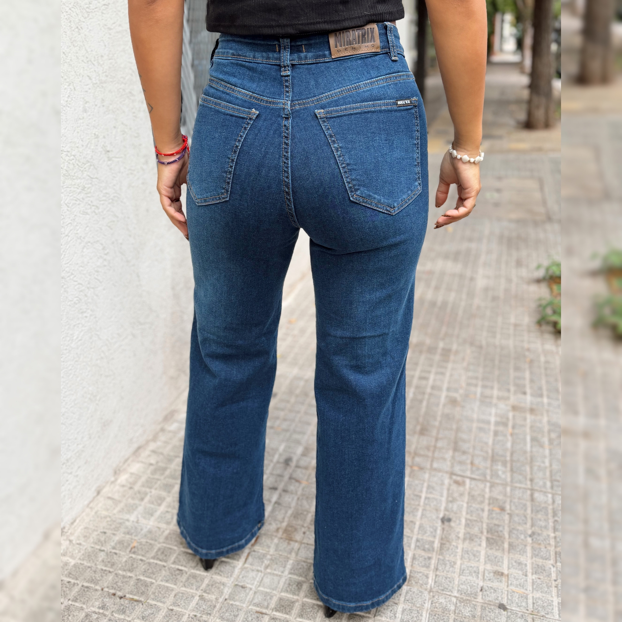Wide Leg "batuck" en Jean Elastizado - Imagen 3