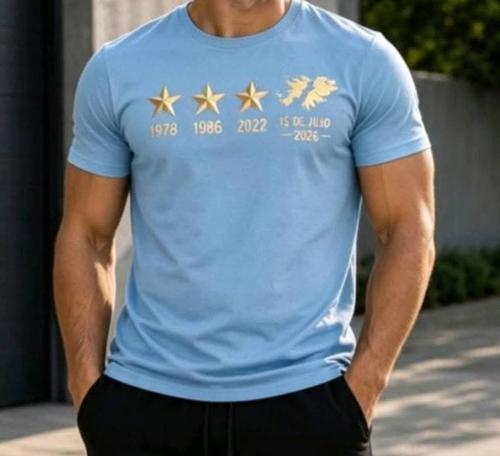 Remera Argentina Algodón 24.1 Adulto