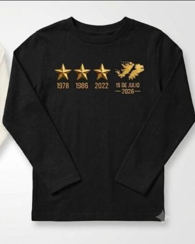 Camiseta Argentina Malvinas Argentinas Niños