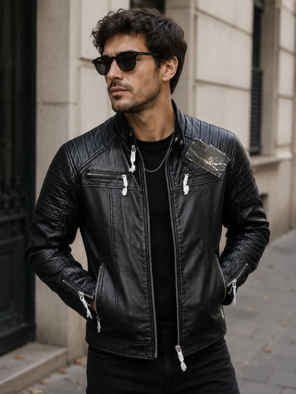 Chaqueta Cuero de Hombre - Imagen 1