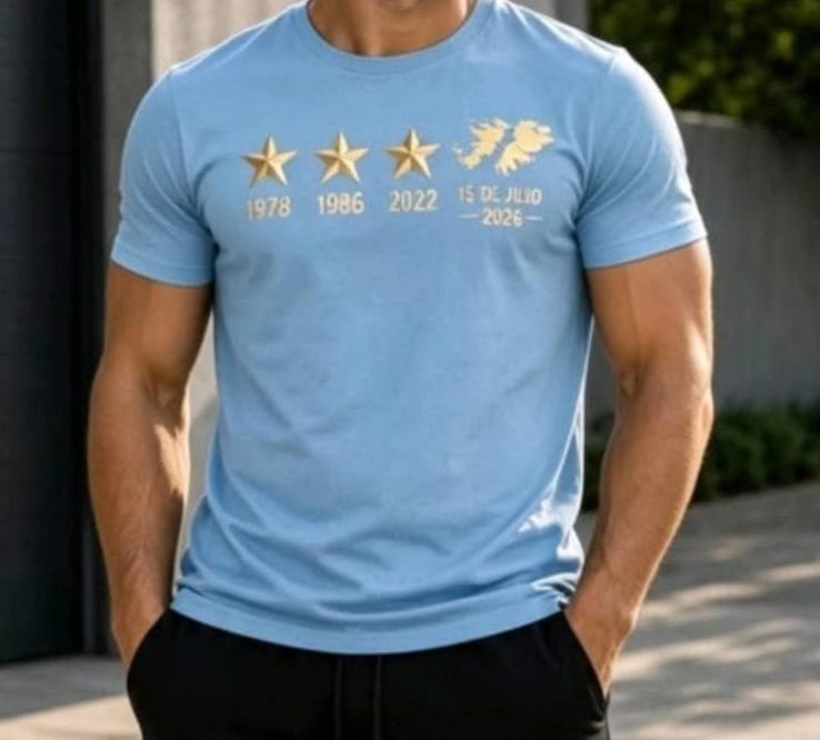Remera Algodón 24.1 Malvinas Argentina Adulto - Imagen 2