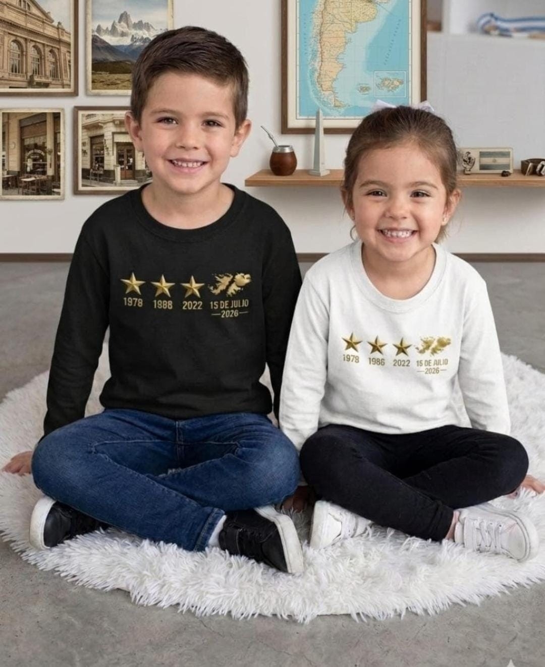 Camiseta Malvinas Argentina Niños - Imagen 1