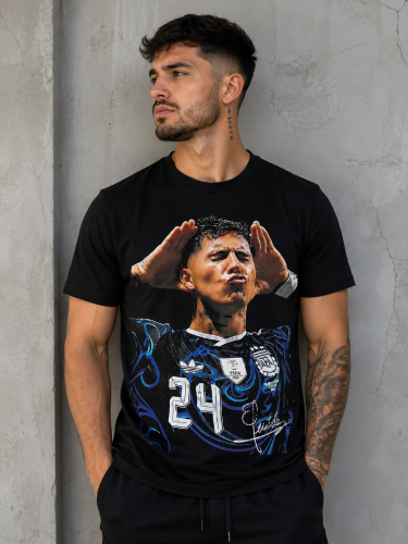  Remera Enzo Fernández  Festejo Inglaterra    Edición Malvinas, Única