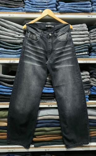 Maxi Baggy Liso Negro Stone Localizado