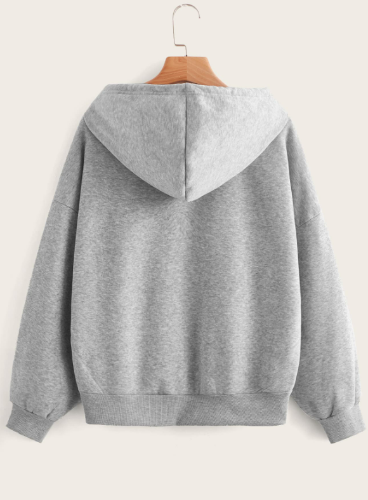 Campera Frizada  con Canguro y Capucha - Miniatura 2