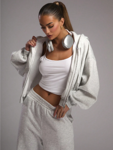 Campera Frizada  con Canguro y Capucha - Miniatura 3