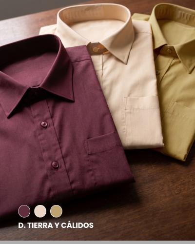 Camisa de Vestir con Bolsillo de Hombre