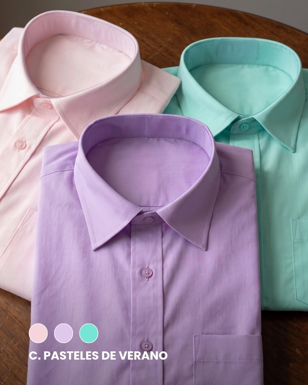 Camisa de Vestir con Bolsillo de Hombre - Imagen 2