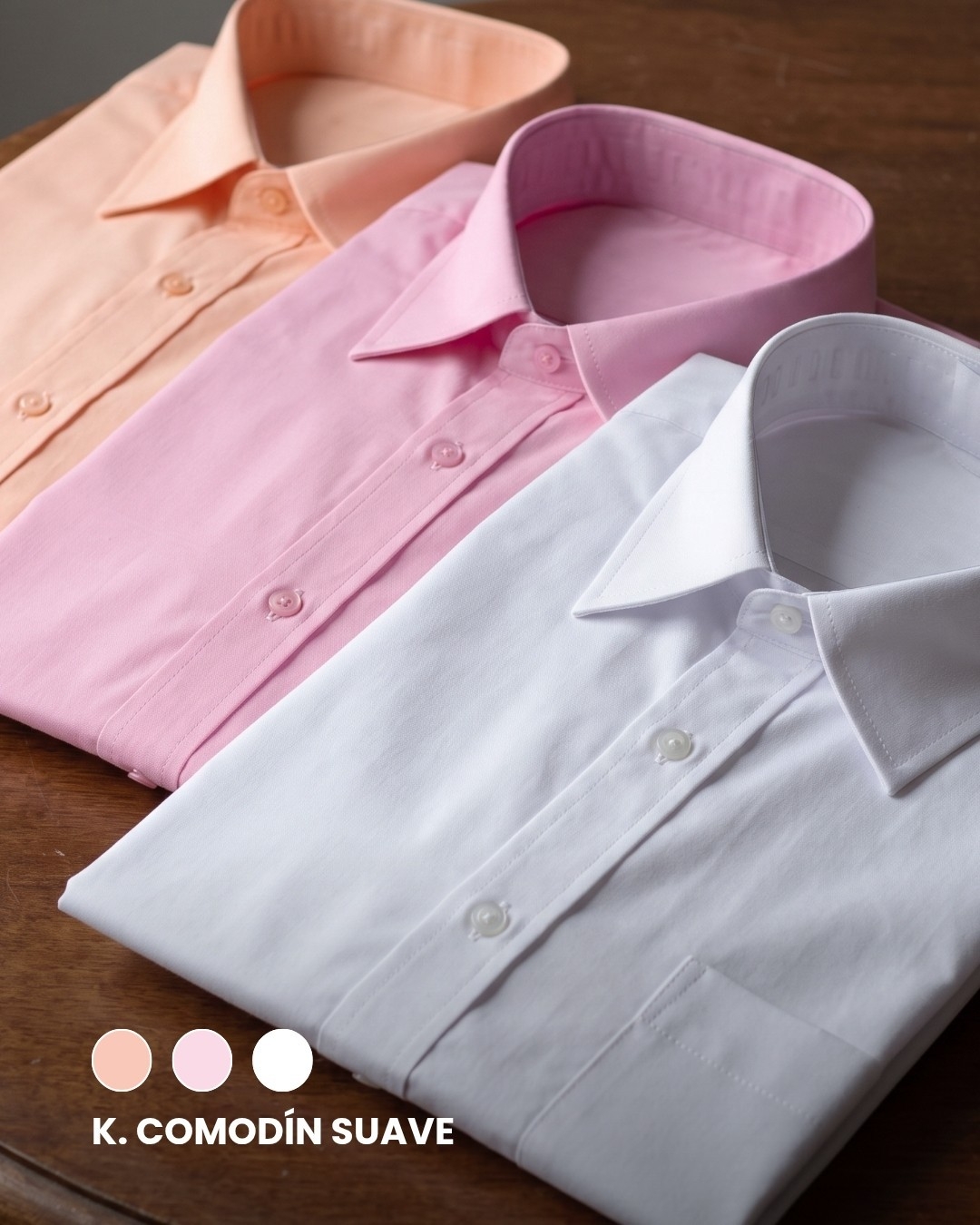 Camisa de Vestir con Bolsillo de Hombre - Imagen 4