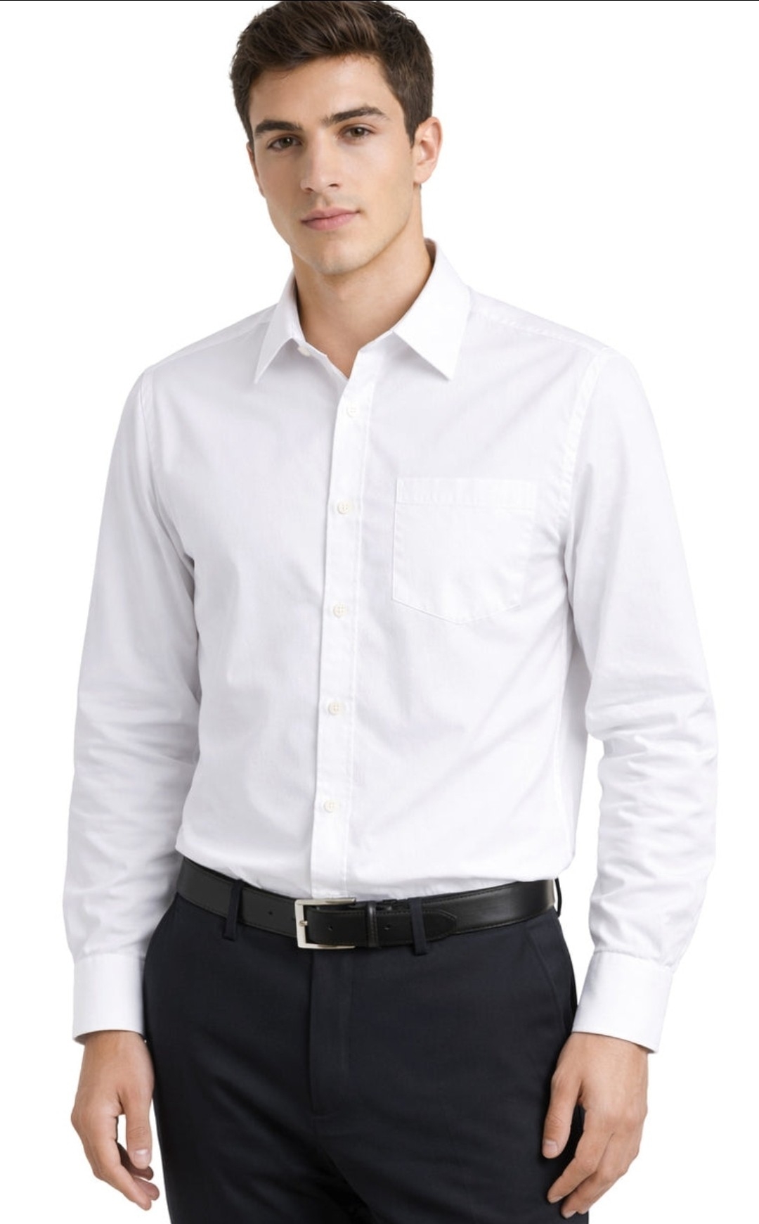 Camisa de Vestir con Bolsillo de Hombre - Imagen 9