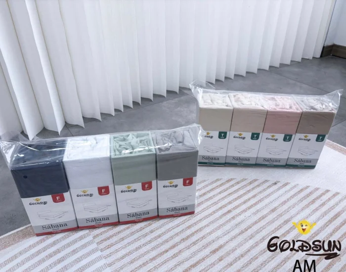 Pack X 4 Unidades 
sábanas Ajustables Lisas
marca Goldsun 
tamaño Full