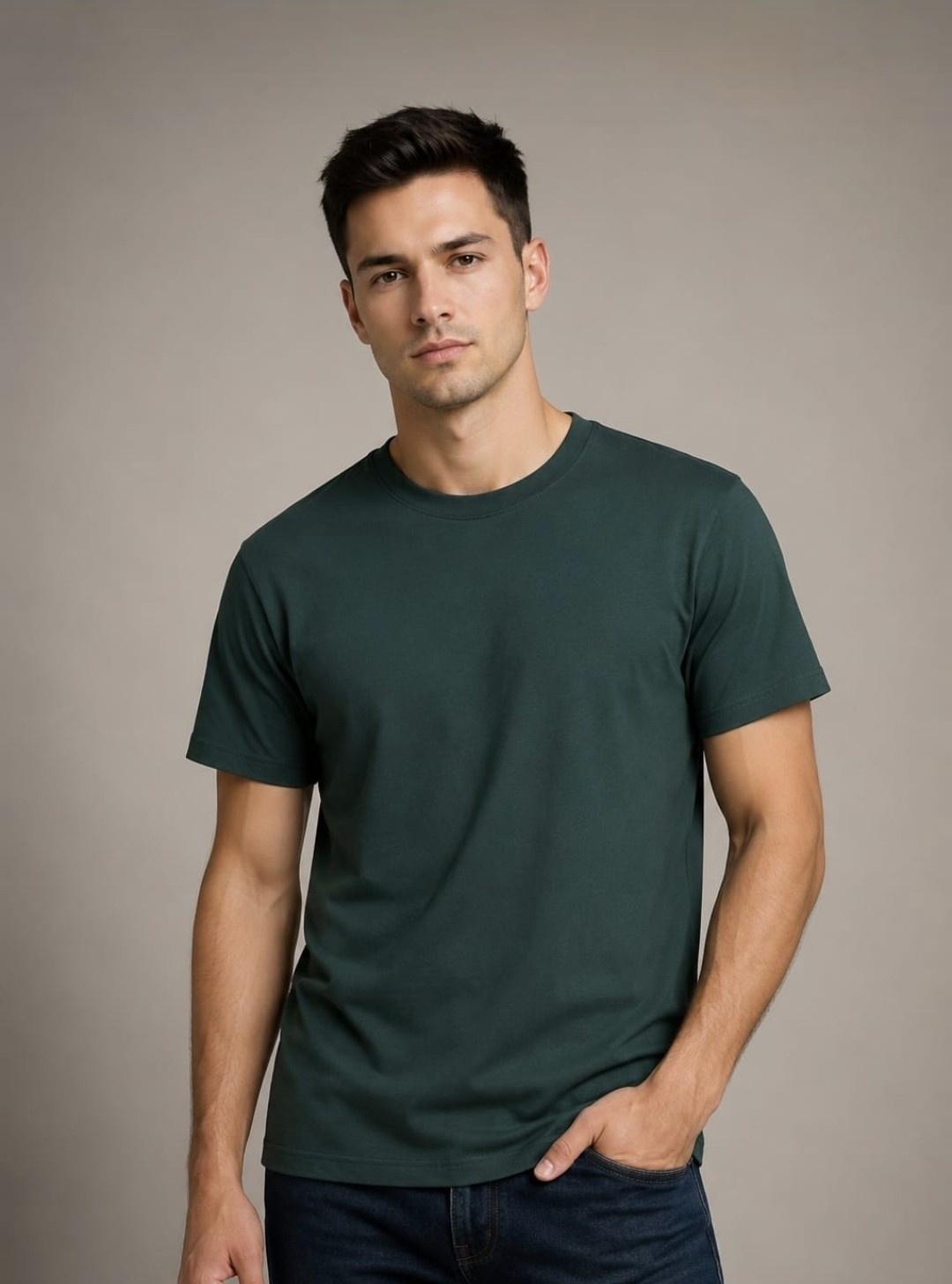 Remeras Lisa Algodón Peinado - Imagen 2