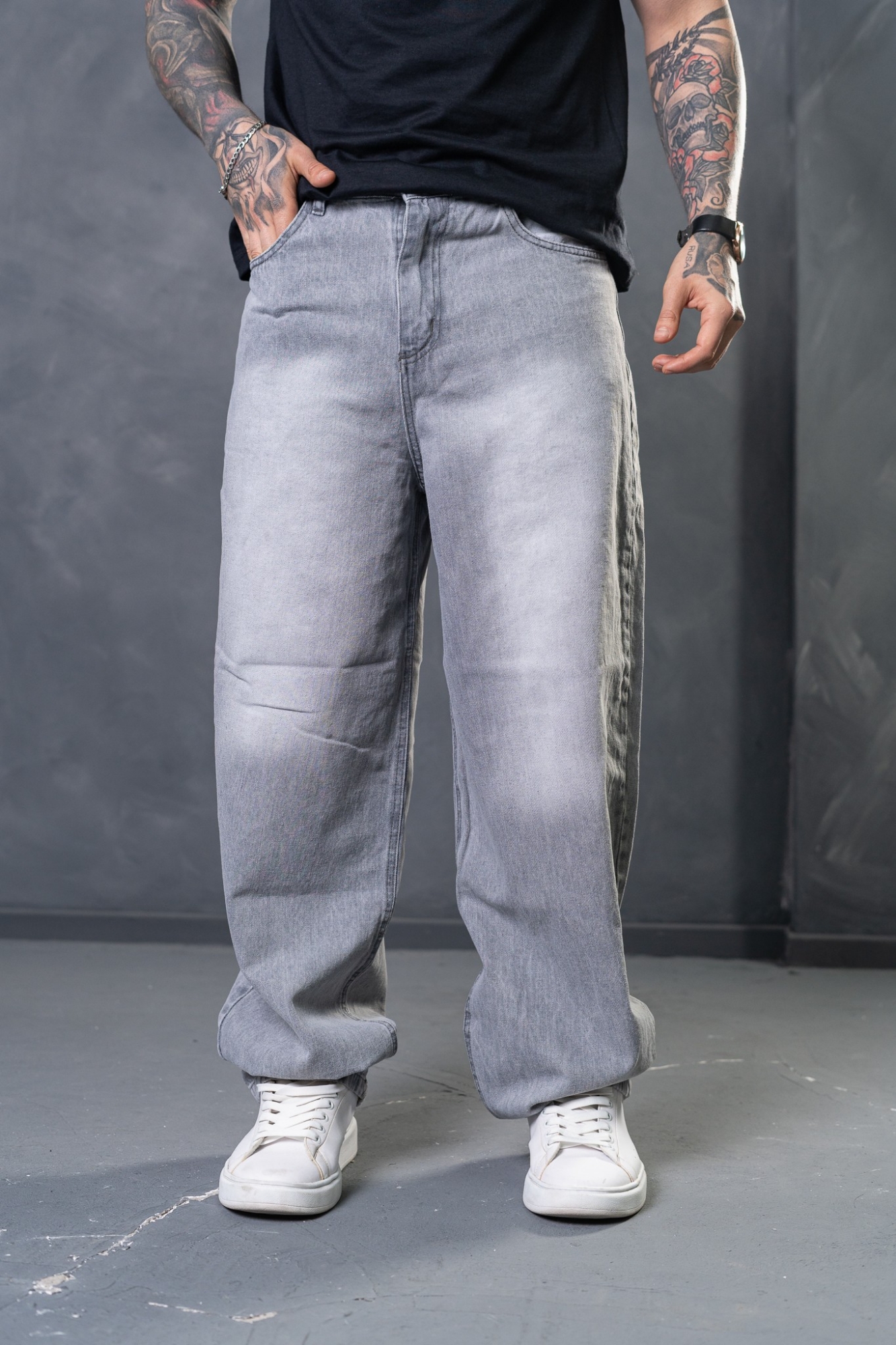 Baggy- Gris Claro - Imagen 3