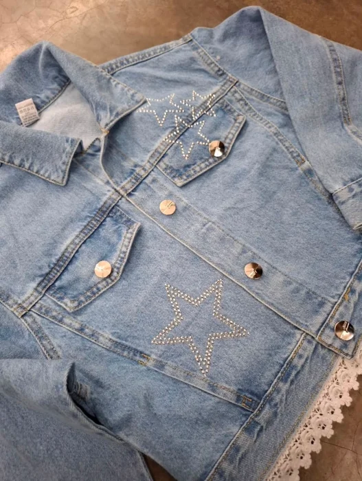 Campera Jean Strass Estrella