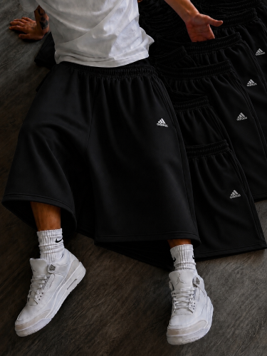 Short Baggy Rustico Pesado Premium Bordado Adidas