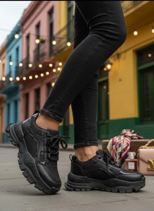 Zapas Altas de Mujer Negro (art. Valencia)