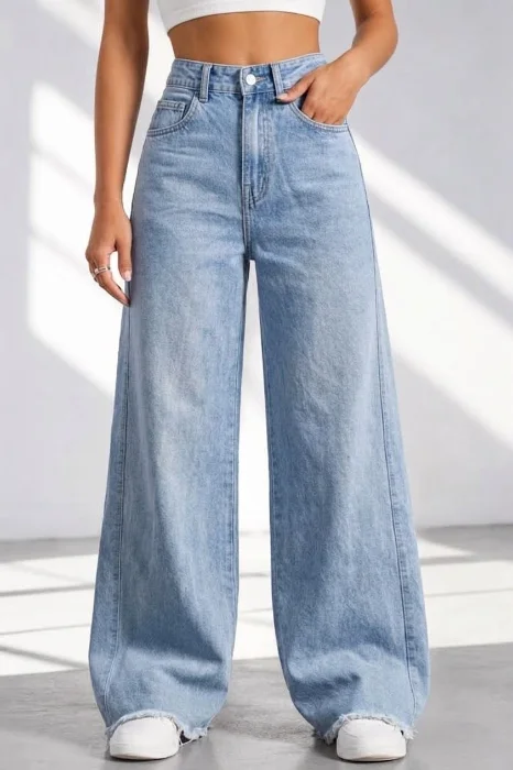 Super Wide Leg de Dama Celeste