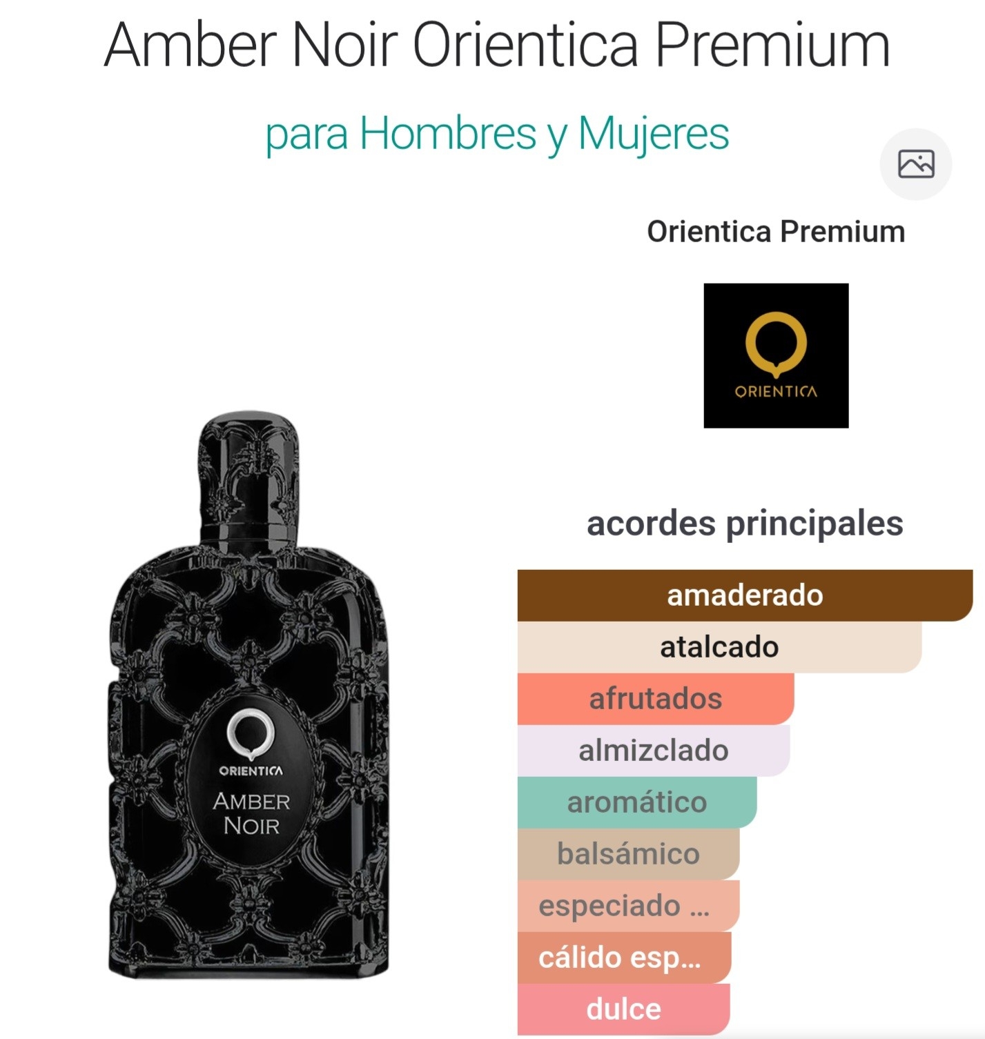 Amber Noir 80ml - Imagen 2