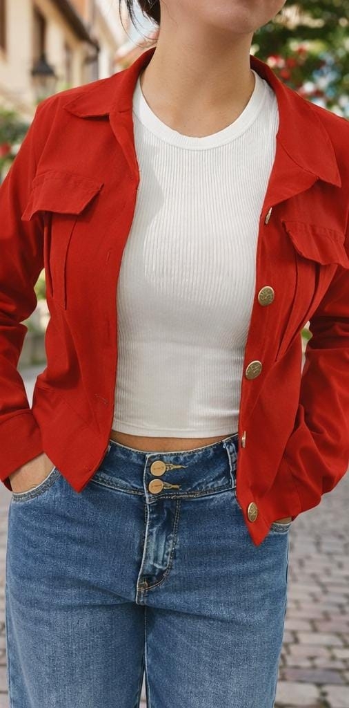Campera de Bengalina Elastizada - Imagen 2