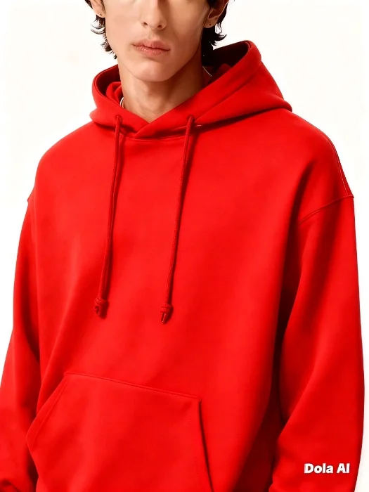 Buzo Rojo Doble Frisa Peinada