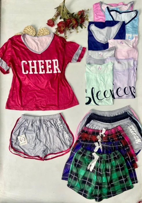 Pijama Cheer Lisos y Estampados
