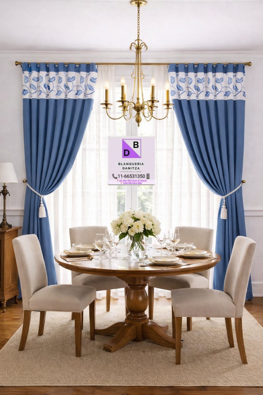 Cortinas Tropical con Faldon - Imagen 5