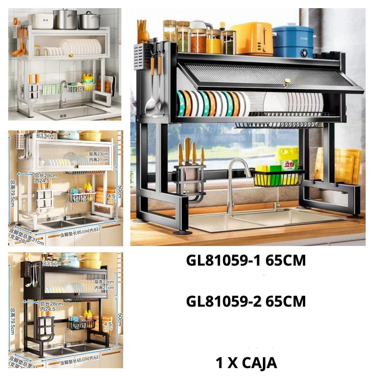 Escurridor de Platos con Tapa - Imagen 3